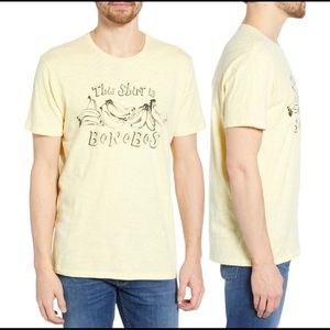Bonobos Bunch Of Bananas Novelty Graphic Yellow T-shirt Lg